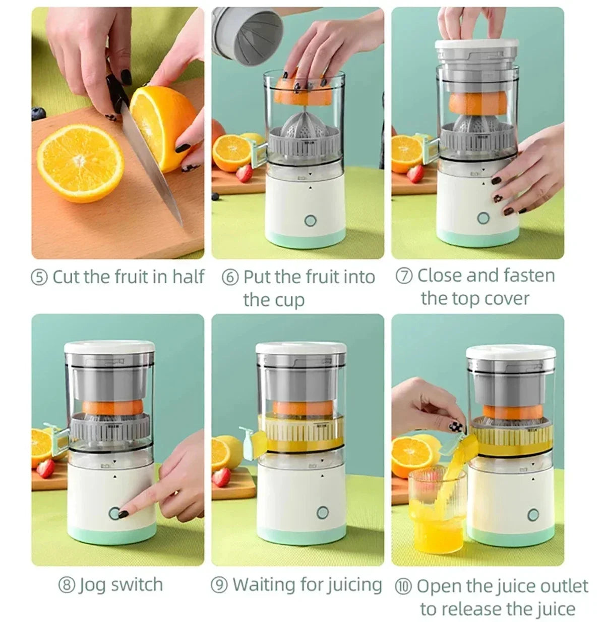 🔋EXPRIMIDOR DE NARANJAS Y FRUTAS🍊